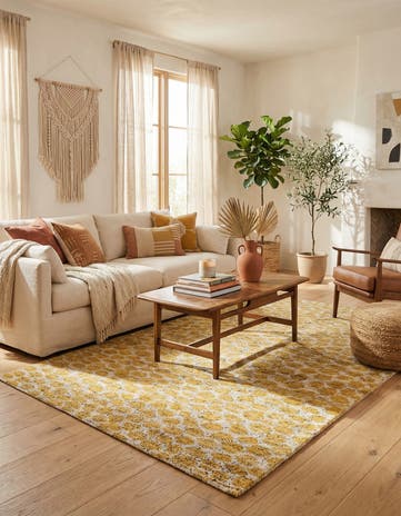 5' x 8' Hand Knotted Moroccan Wool Rug