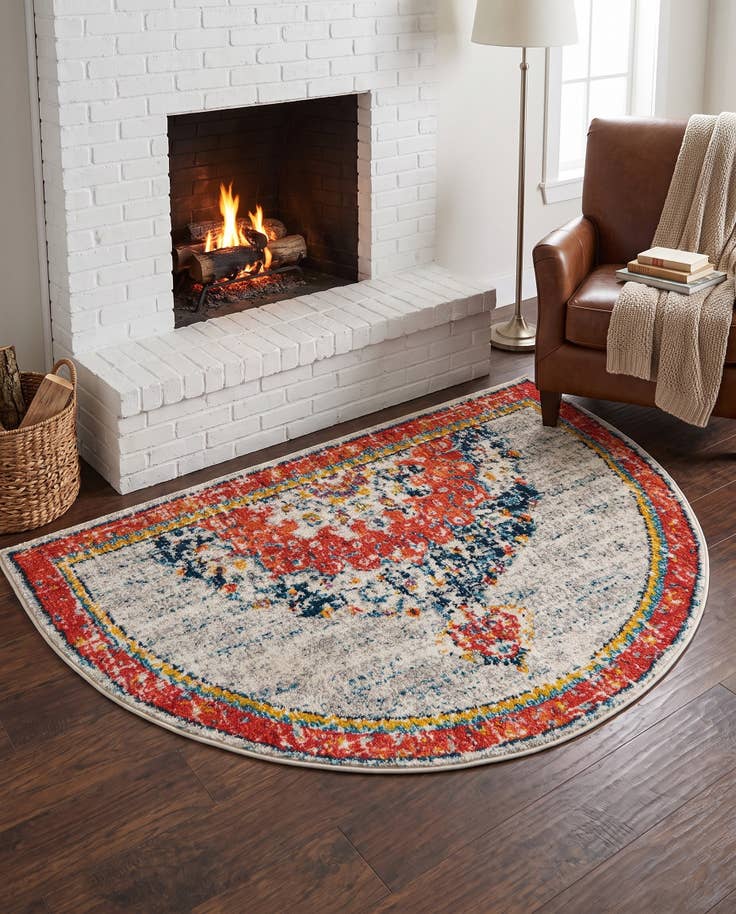 Detail image of 2' 7 x 4' Madeline Hearth Rug