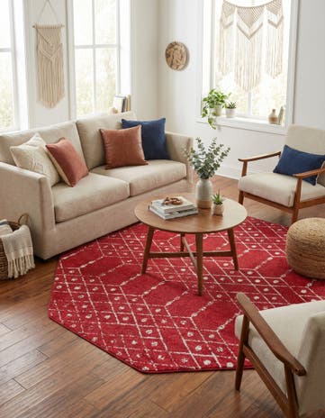 7' 10 x 7' 10 Paxon Trellis Octagon Rug