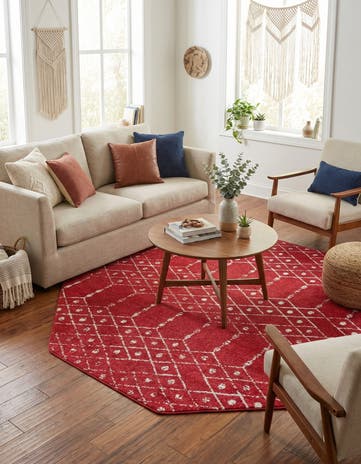 7' 10 x 7' 10 Paxon Trellis Octagon Rug