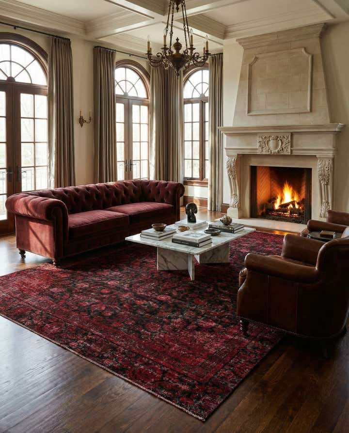 8' x 11' 9 Hand Knotted Ultra Vintage Persian Wool Rug