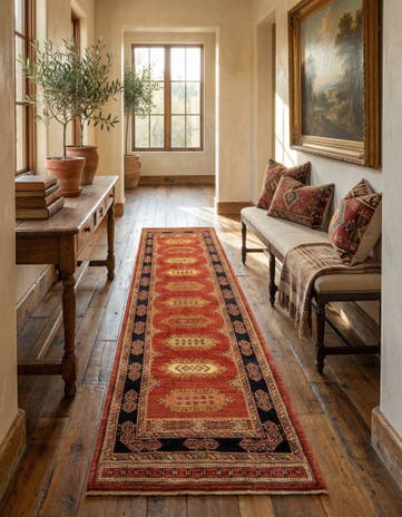 2' 10 x 9' 11 Luribaft Wool Runner Rug
