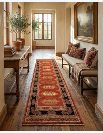 2' 10 x 9' 11 Luribaft Wool Runner Rug