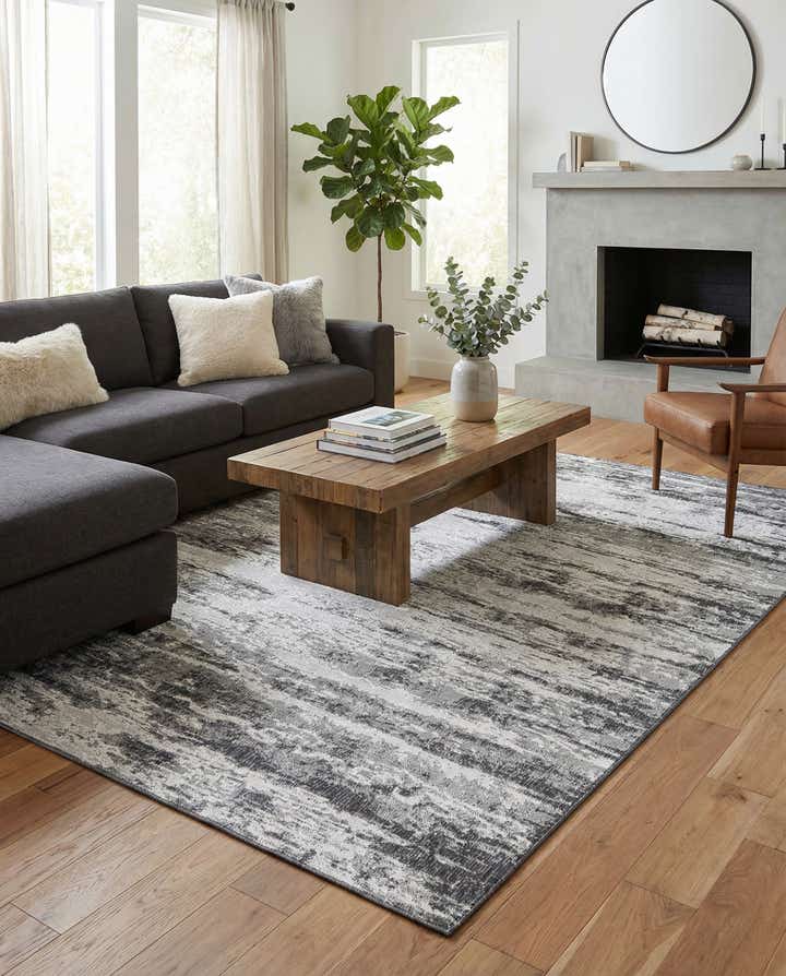 10' x 14' Easy-Clean Modern Indoor / Outdoor Rug