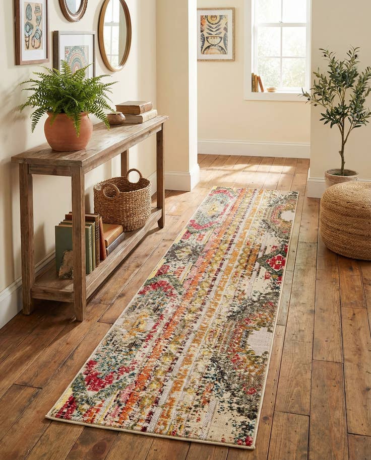 Detail image of 2' 7 x 12' Easy-Clean Casablanca Indoor / Outdoor Runner Rug