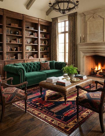 6' 11 x 9' 11 Abadeh Wool Rug