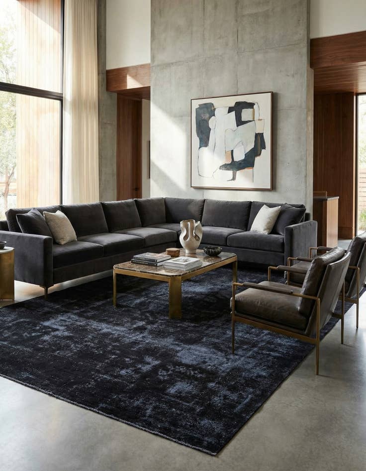 Detail image of 9' 10 x 12' 8  Hand Knotted Ultra Vintage Persian Wool Rug