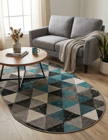 3' 3 x 5' 3 Valencia Oval Rug
