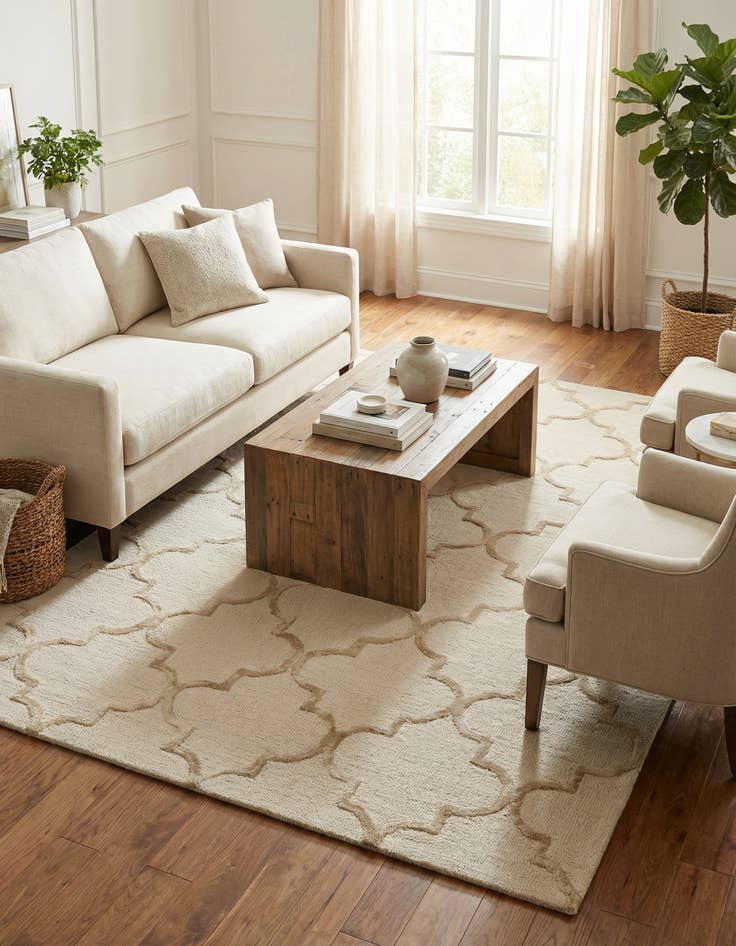 Detail image of 5' 1 x 7' 6 Luna Rug