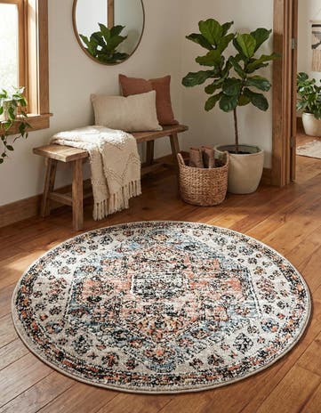 3' 3 x 3' 3 Aramis Round Rug