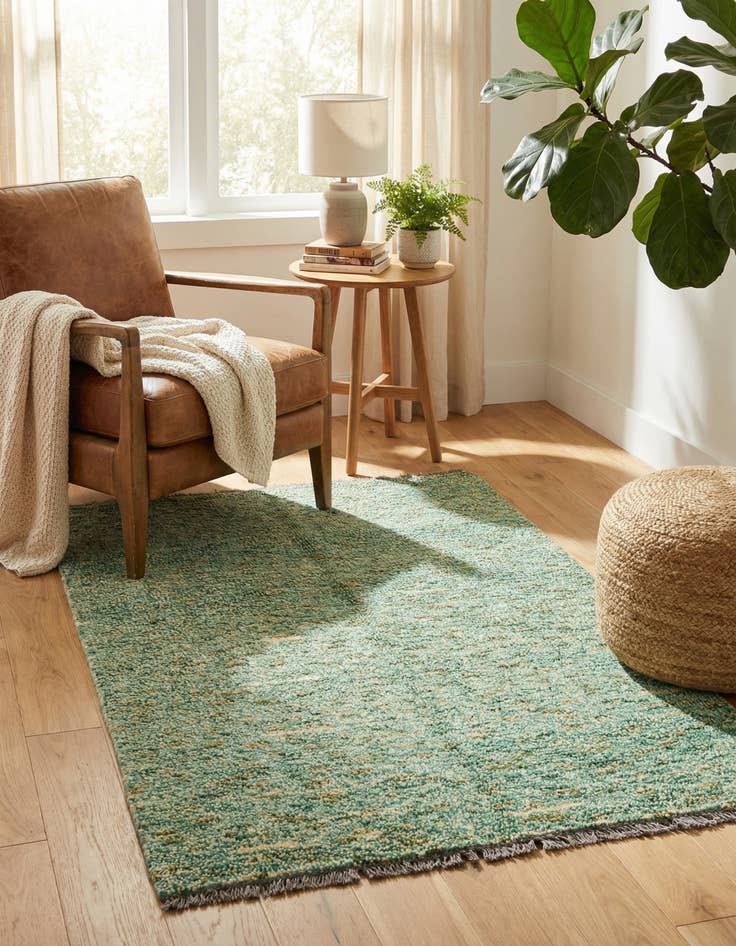 Detail image of  2' 8 x 4' 2  Hand Knotted Darya Wool Rug