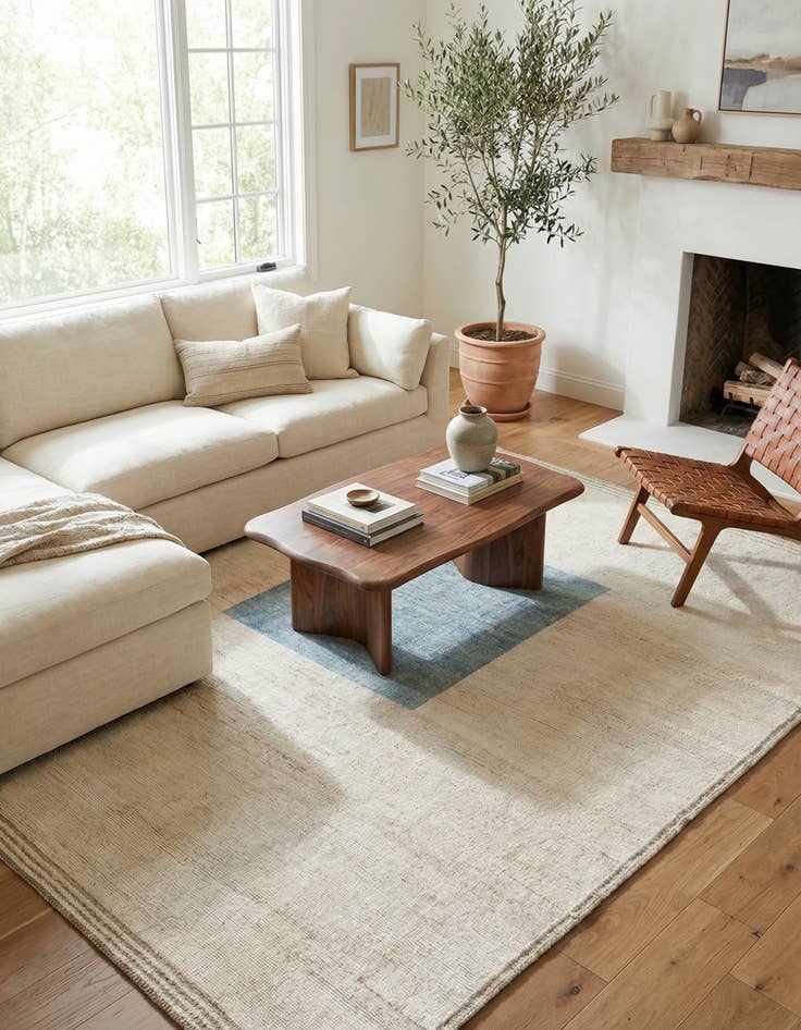 Detail image of 8' 2 x 9' 5  Hand Knotted Moroccan Wool Rug