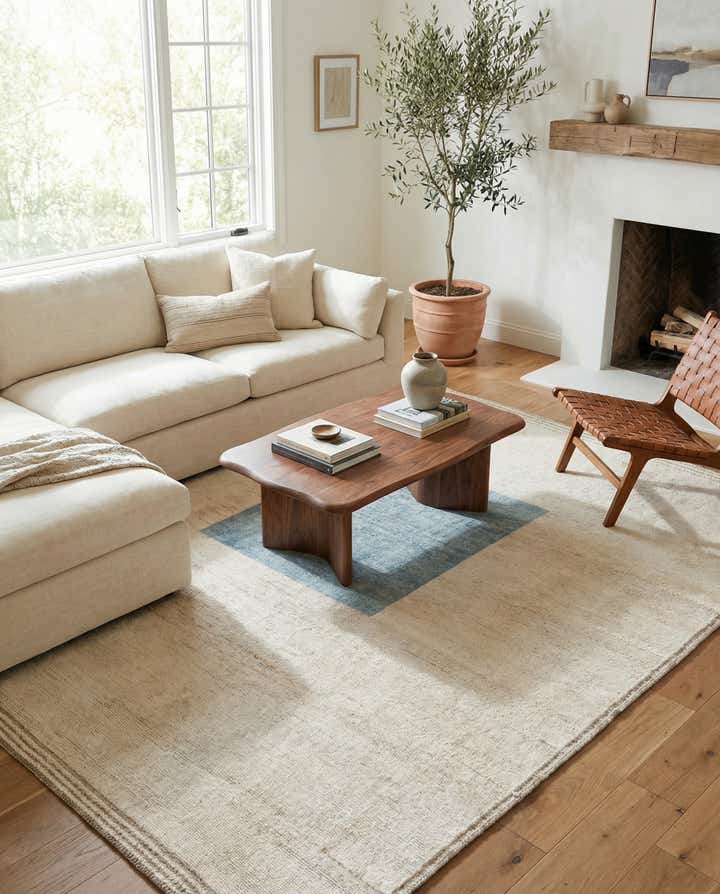 8' 2 x 9' 5 Hand Knotted Moroccan Wool Rug