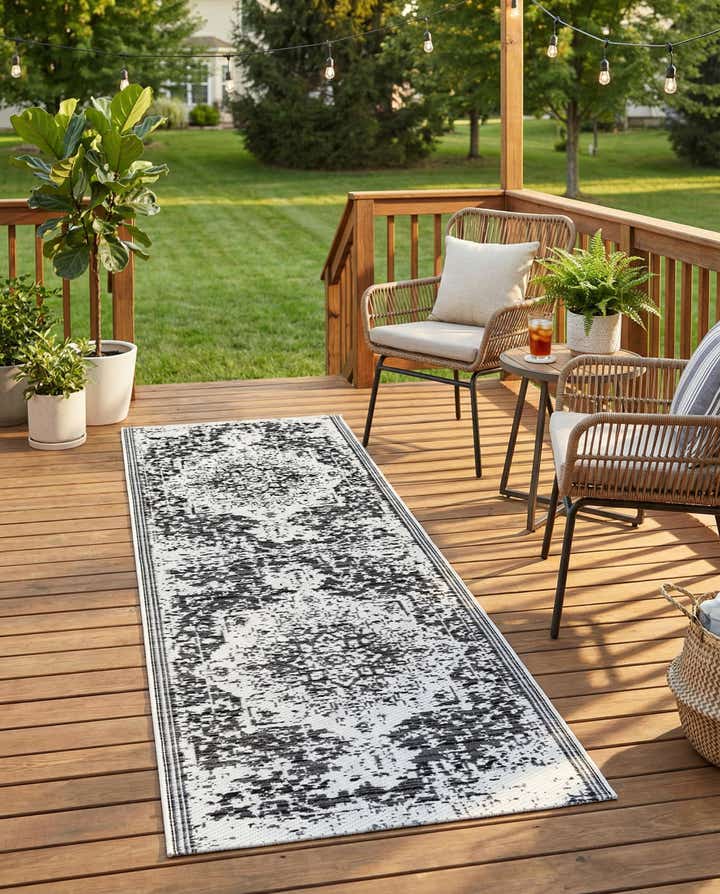 2' x 6' Easy-Clean Vista Breeze Indoor / Outdoor Runner Rug