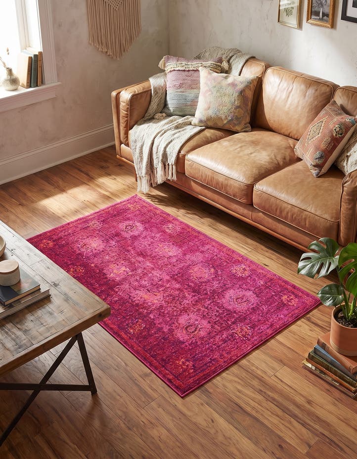 3' 3 x 5' 3 Washable Fleur Rug