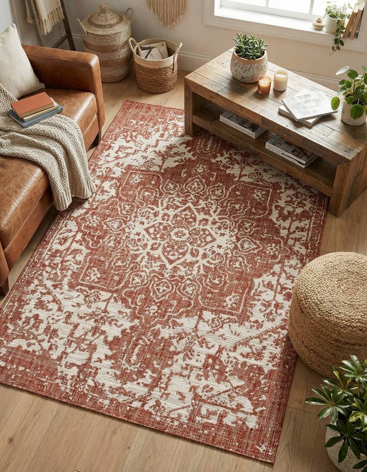 Detail image of 5' 3 x 8' Easy-Clean Jill Zarin Dubai Indoor / Outdoor Rug