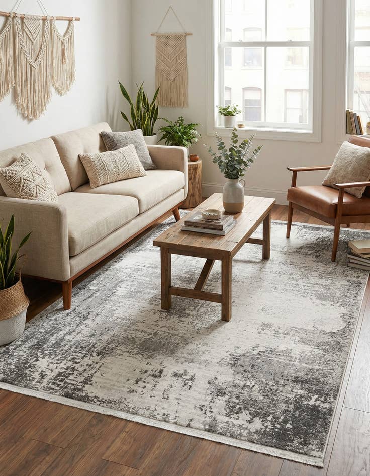 Detail image of 5' 2 x 7' 10 Modern Classical Rug