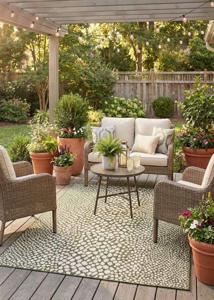 4' x 6' Easy-Clean Jill Zarin Cape Town Indoor / Outdoor Rug
