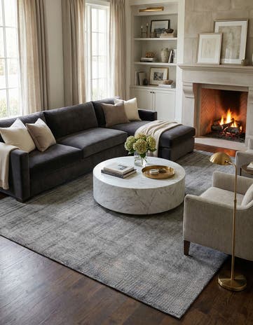 10' x 14' 1 Hand Woven Jill Zarin English Manor Farmhouse Wool Rug