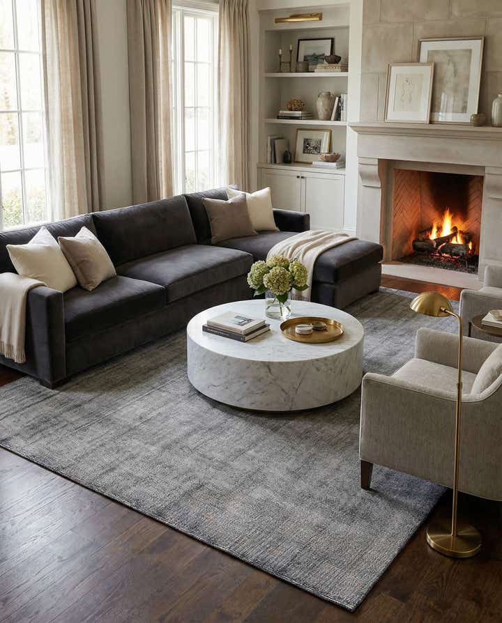 10' x 14' 1 Hand Woven Jill Zarin English Manor Farmhouse Wool Rug