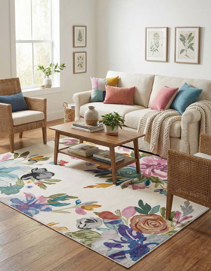 Detail image of 9' x 12' Blossom Rug