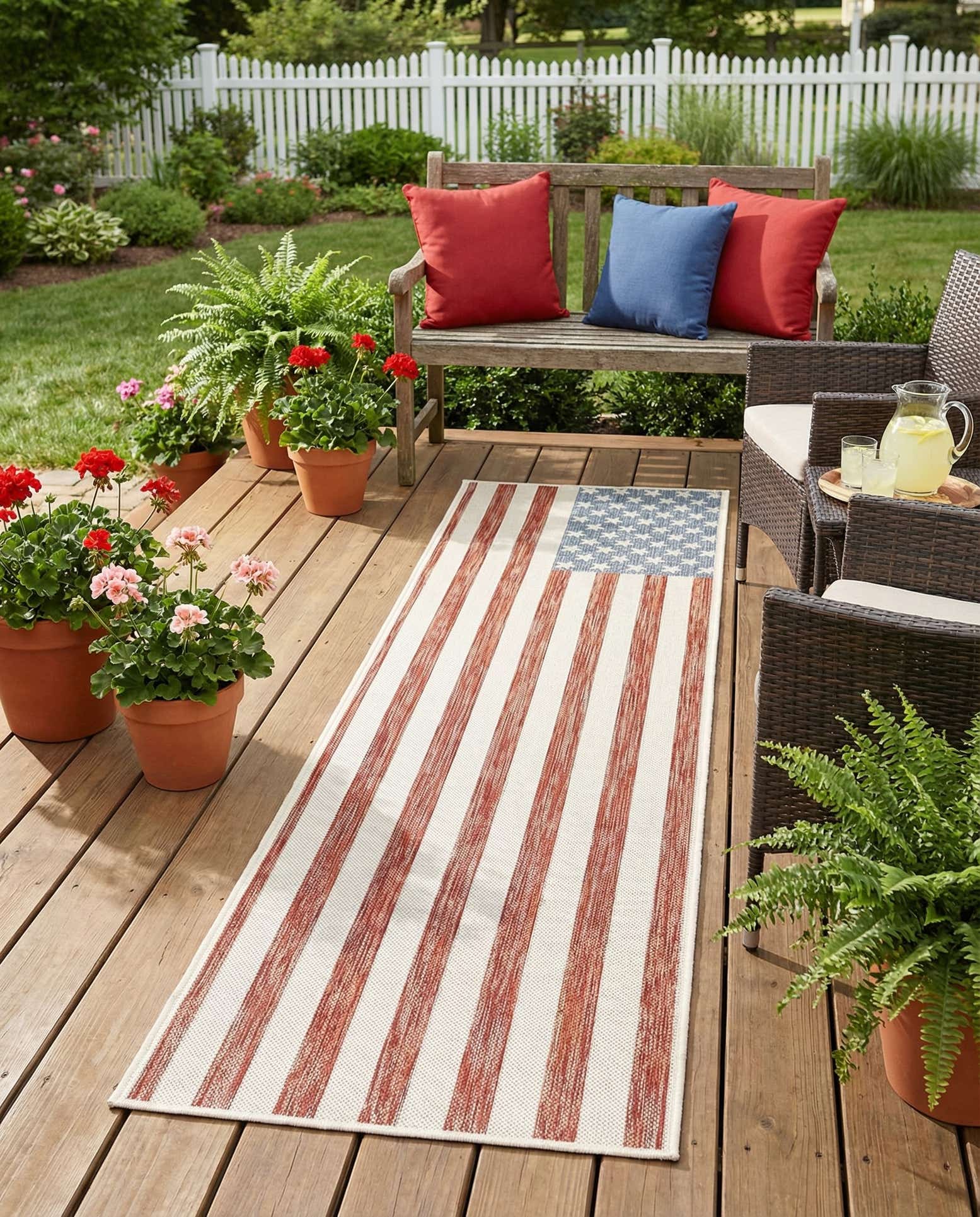 2' x 8' Easy-Clean Jill Zarin Indoor / Outdoor Runner Rug