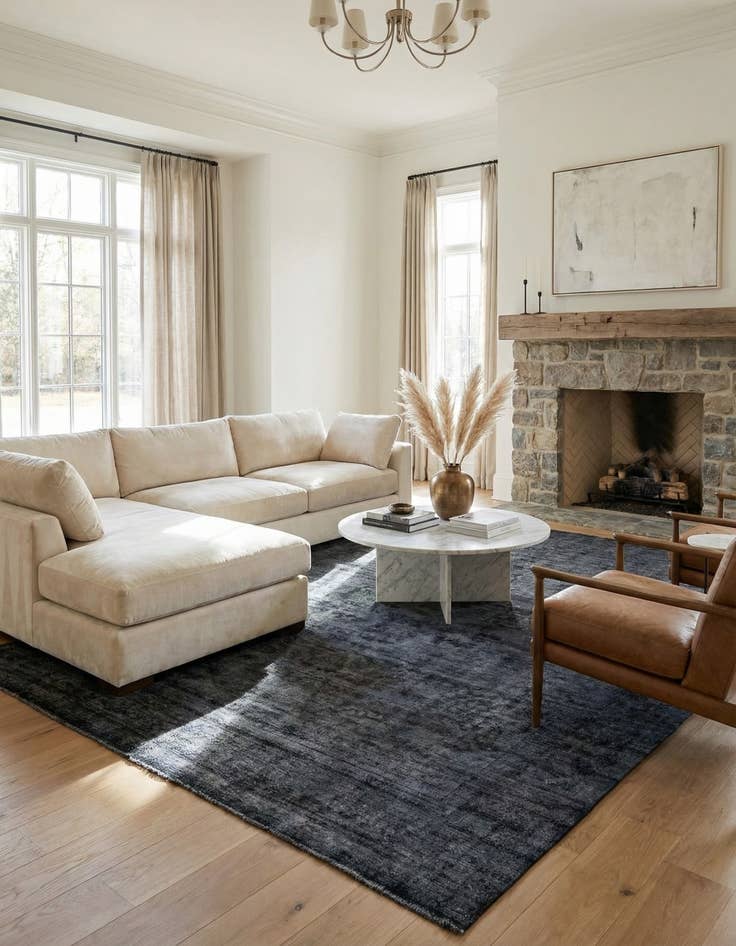 Detail image of 9' 4 x 13' 1  Hand Knotted Ultra Vintage Persian Wool Rug