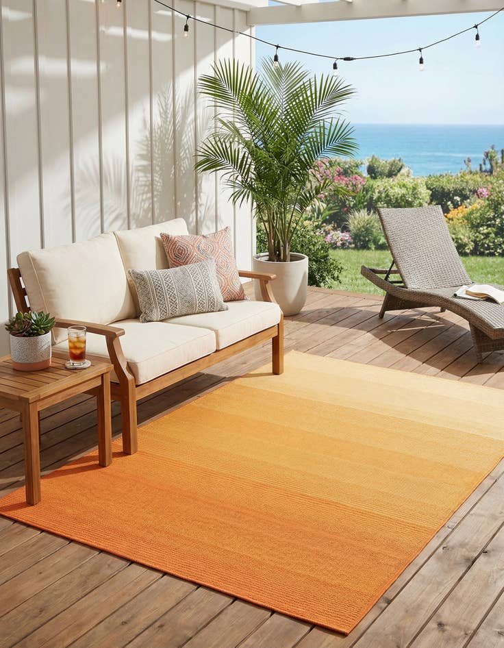 Detail image of 4' x 6'  Washable Vista Breeze Indoor / Outdoor Rug