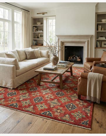 6' 9 x 9' 10 Hand Knotted Kazak Rug