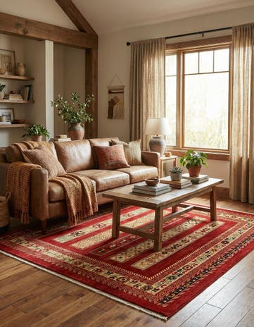 8' x 8' Kashkuli Gabbeh Square Rug