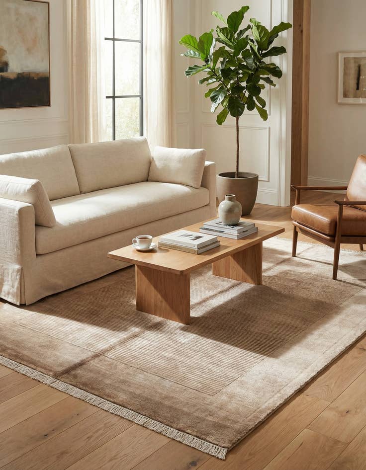 Detail image of 4' 10 x 6' 9  Hand Knotted Darya Wool Rug