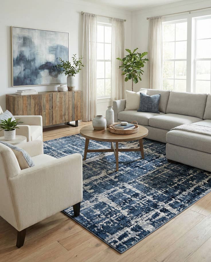 Detail image of Jill Zarin 7' 10 x 7' 10 Uptown Lexington Avenue Square Rug