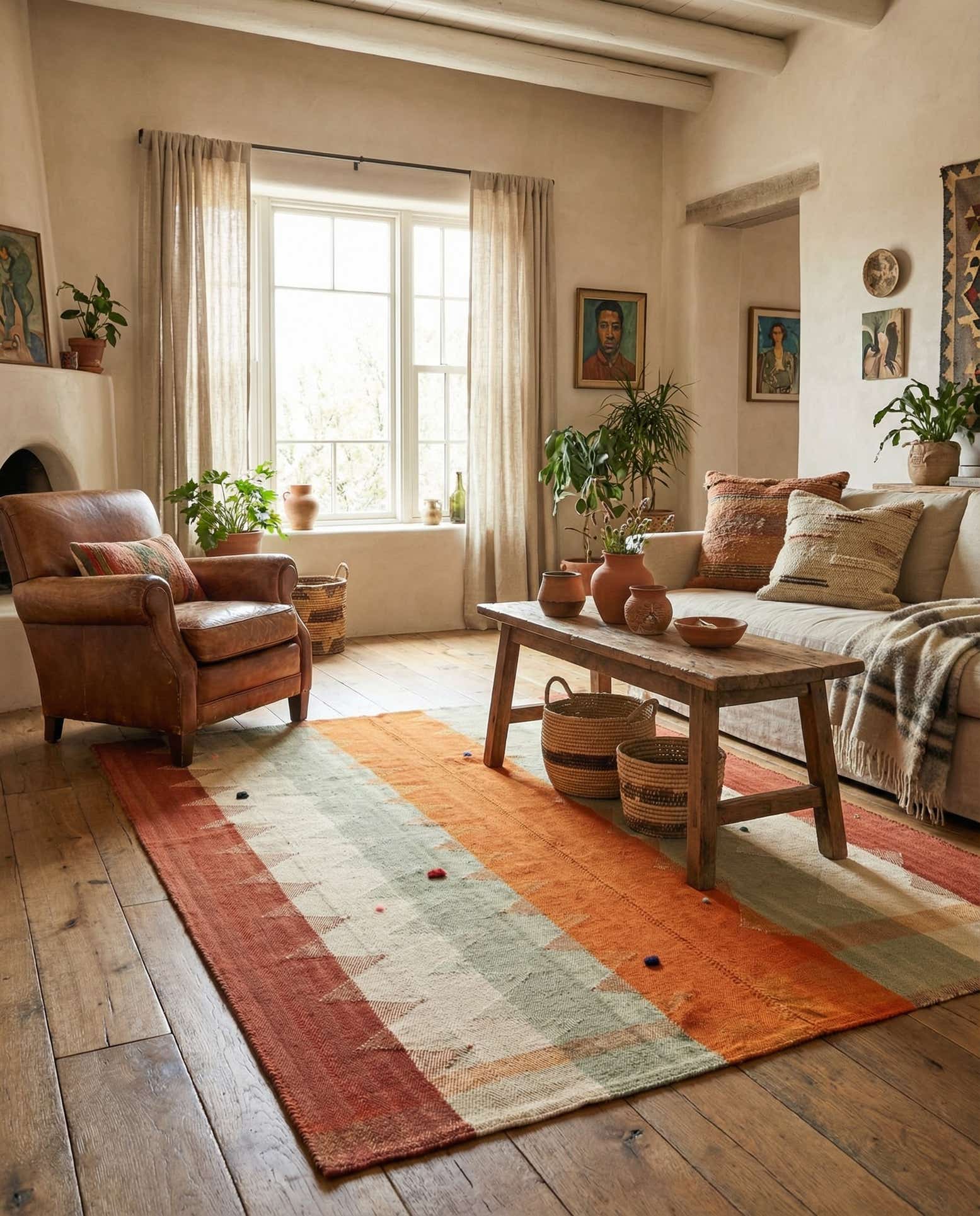 4' 9 x 6' Jajim Rug