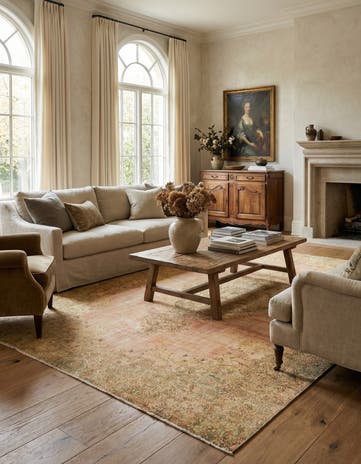 8' 8 x 12' 6 Vintage Wool Rug