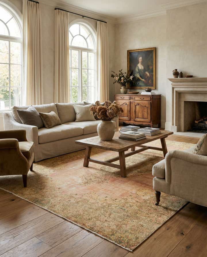 8' 8 x 12' 6 Vintage Wool Rug