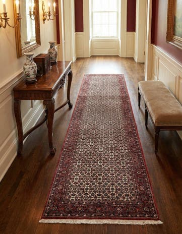 2' 8 x 10' 7 Bidjar With Silk Runner Rug