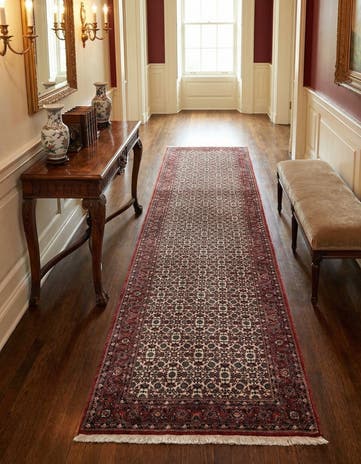 2' 8 x 10' 7 Bidjar With Silk Runner Rug