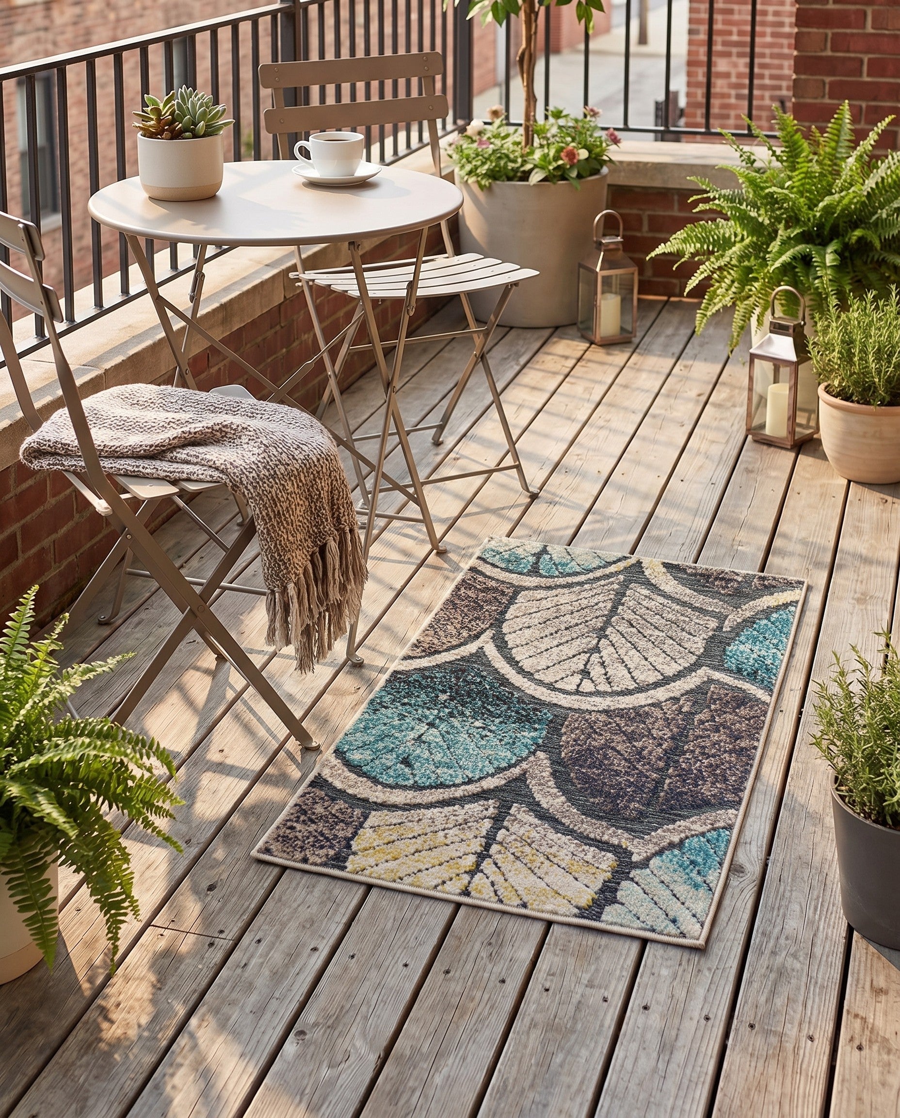 2' x 3' Easy-Clean Casablanca Indoor / Outdoor Rug