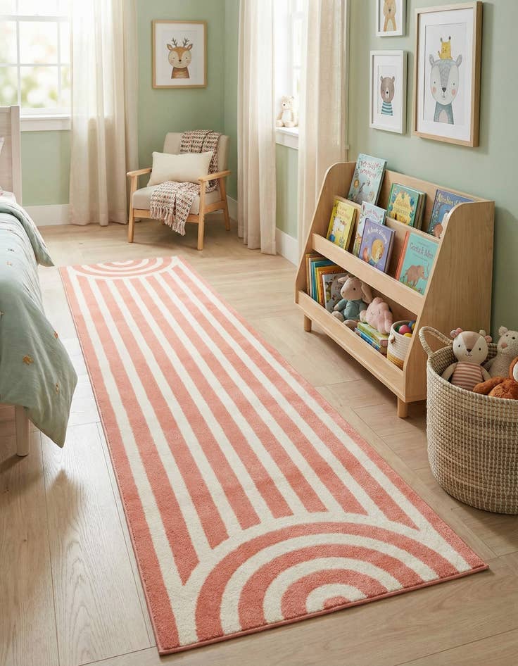 Detail image of 2' x 8' Whimsy Kids Runner Rug