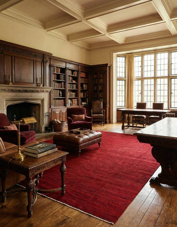 Detail image of  12' 10 x 18' 11  Hand Woven Kilim Afghan Wool Rug