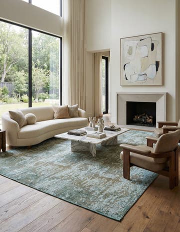 9' 7 x 12' 4 Hand Knotted Ultra Vintage Persian Wool Rug