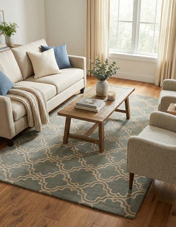 5' x 8' Luna Wool Rug