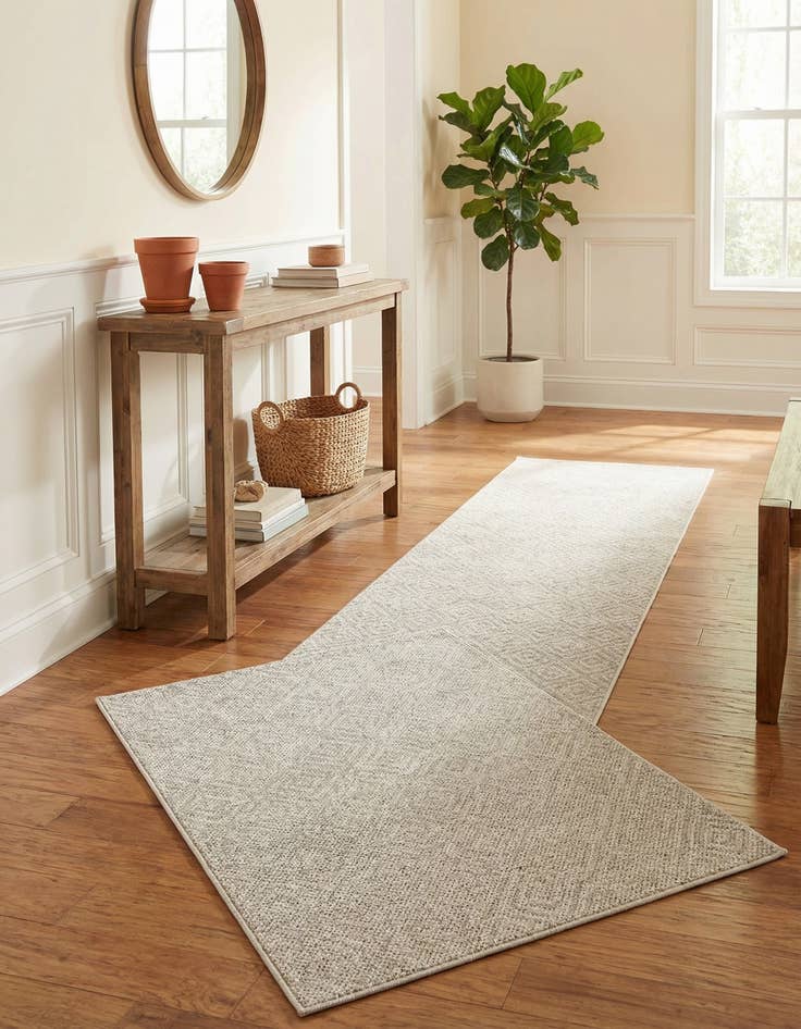 Detail image of  2' 7 x 12'  Washable Sabrina Soto Indoor / Outdoor Runner Rug