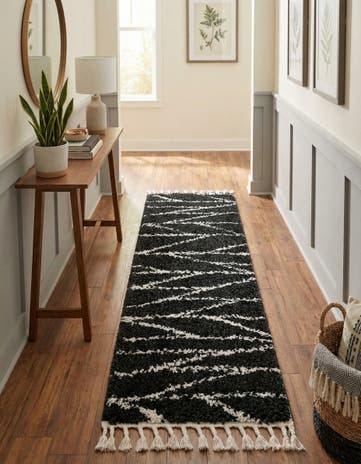 2' x 6' Serenity Shag Runner Rug