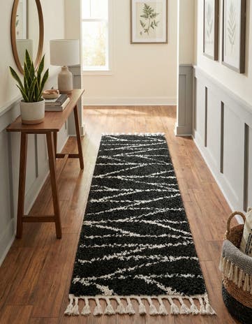 2' x 6' Serenity Shag Runner Rug