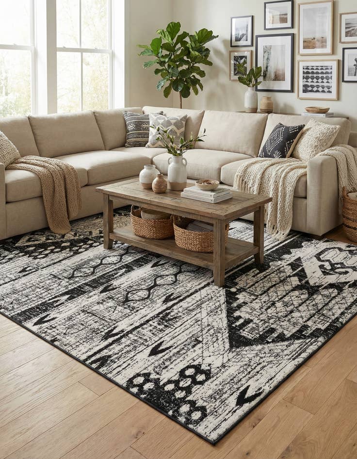 Detail image of  7' 10 x 7' 10 Oregon Square Rug