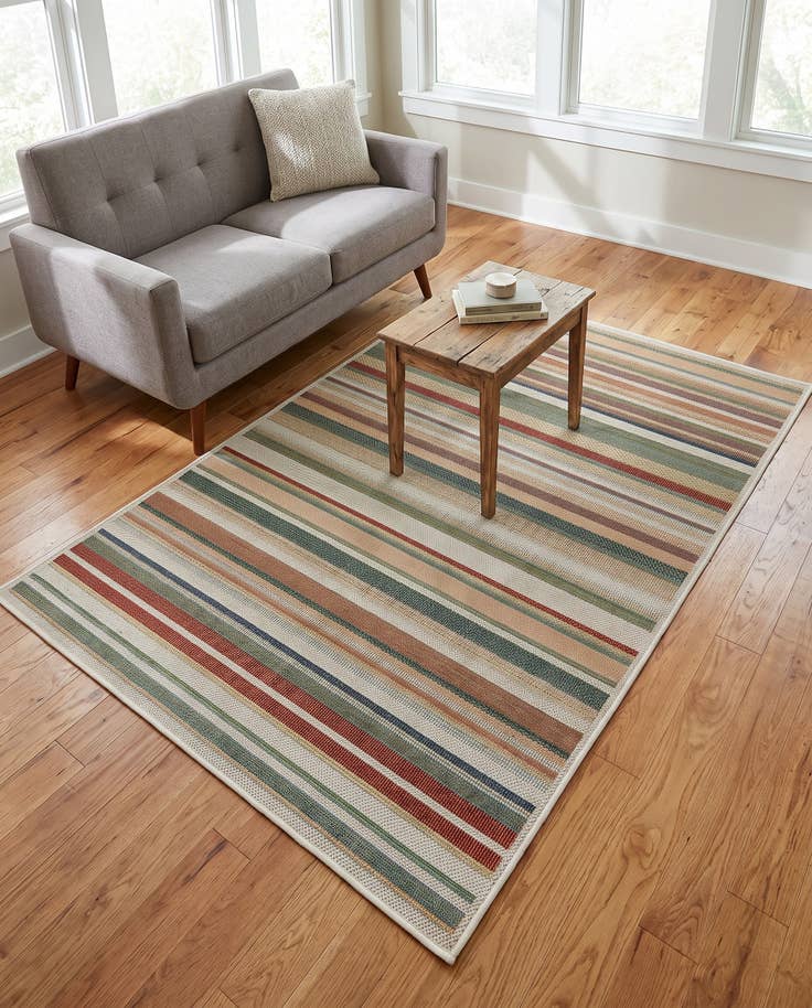 Detail image of 5' 3 x 7' 7 Easy-Clean Baja Indoor / Outdoor Rug
