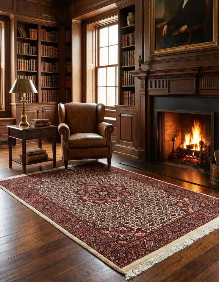 Detail image of  3' 8 x 5' 10 Bidjar Wool Rug