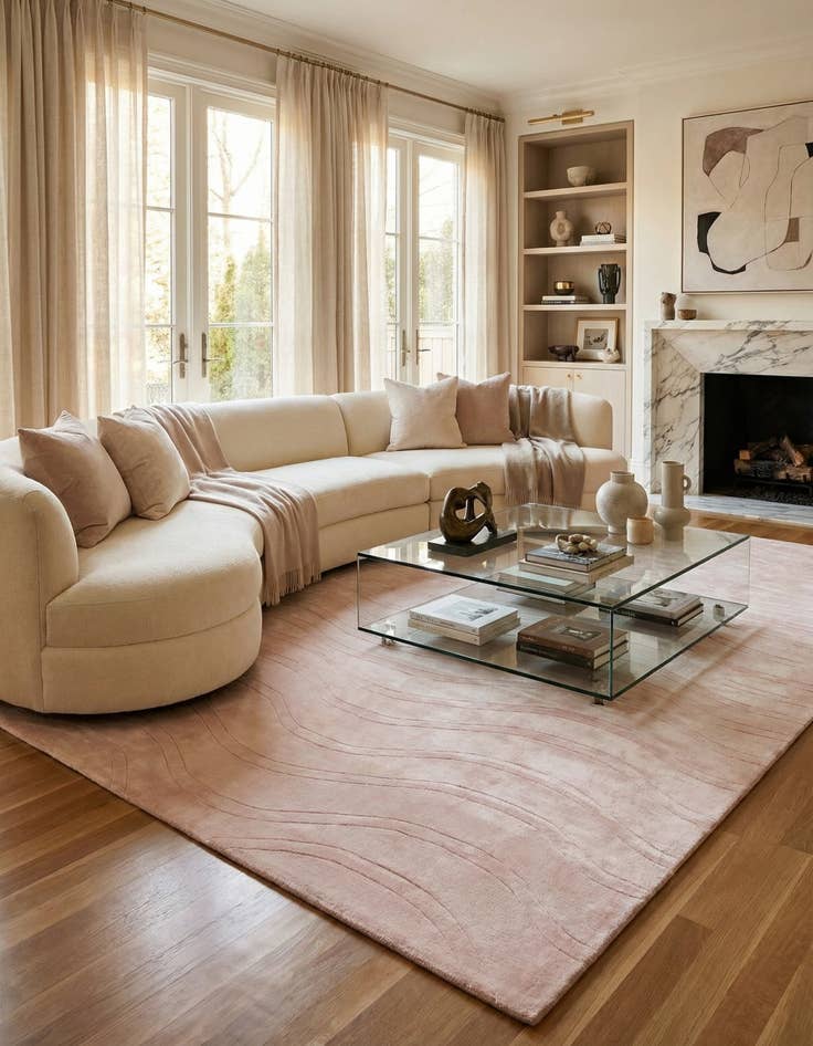 Detail image of 8' 2 x 11' 6  Hand Knotted Darya Wool Rug