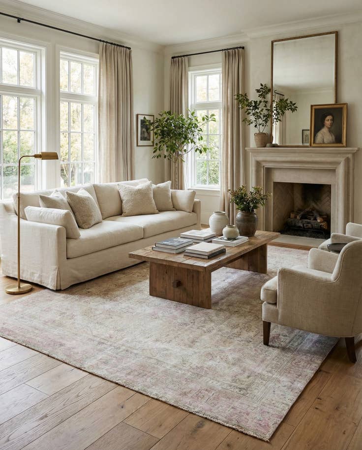 Detail image of 7' 8 x 10' 5 Hand Knotted Ultra Vintage Persian Wool Rug